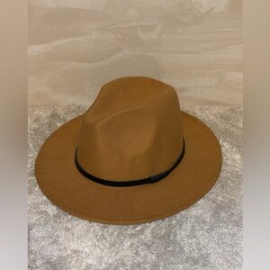 Stylish Tan Fedora Hat